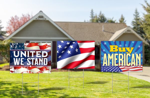 American Lawn Sign