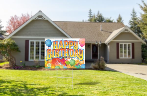 Birthday Lawn Sign 1