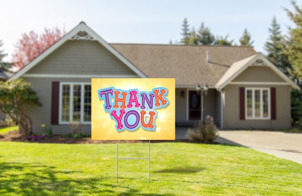 Thank You Lawn Sign